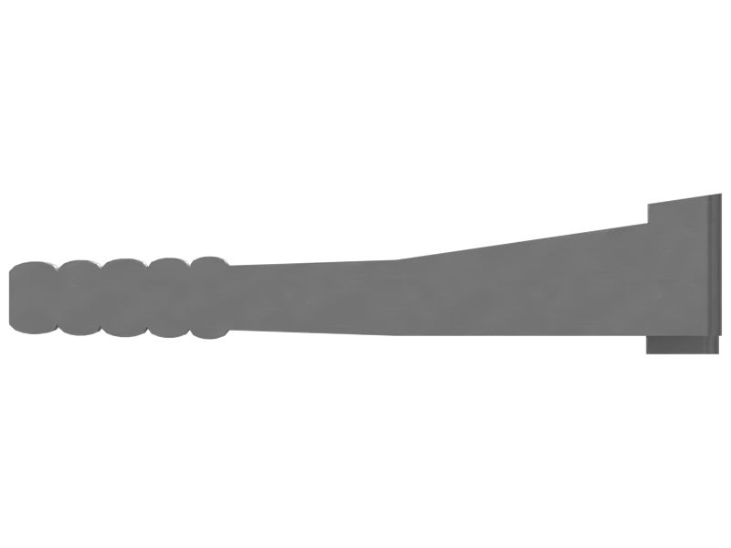 Зуб шнека длиной 86,50 мм