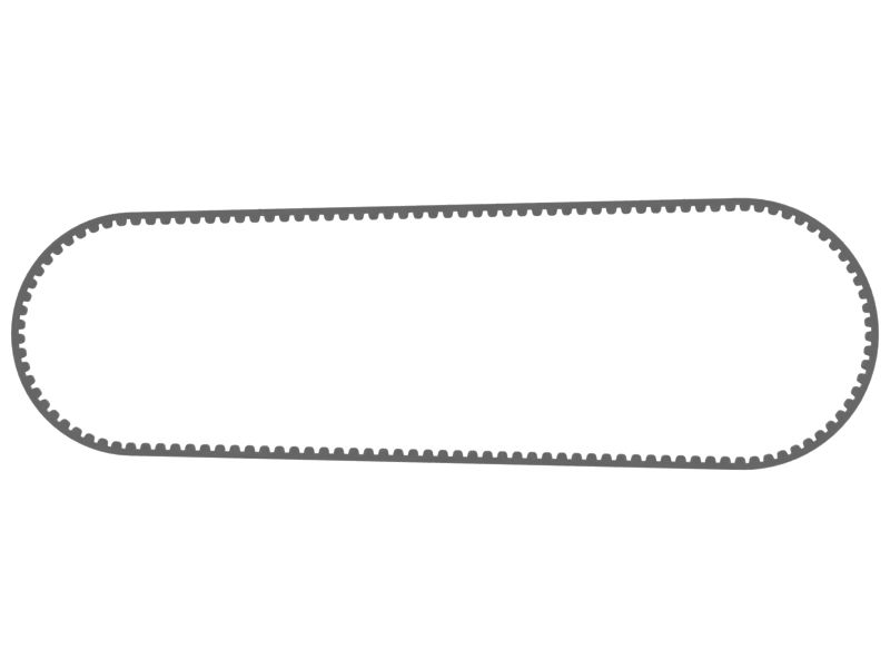64mm Width Mulching Head Timing Belt