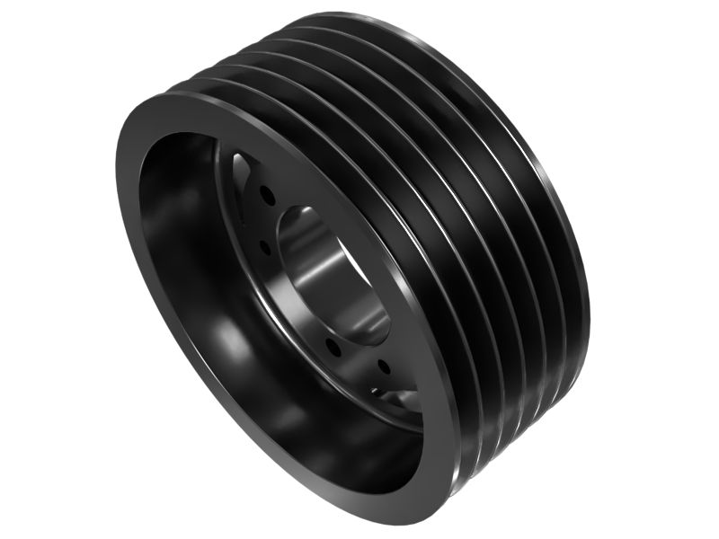 6 Groove Fan Drive Pulley