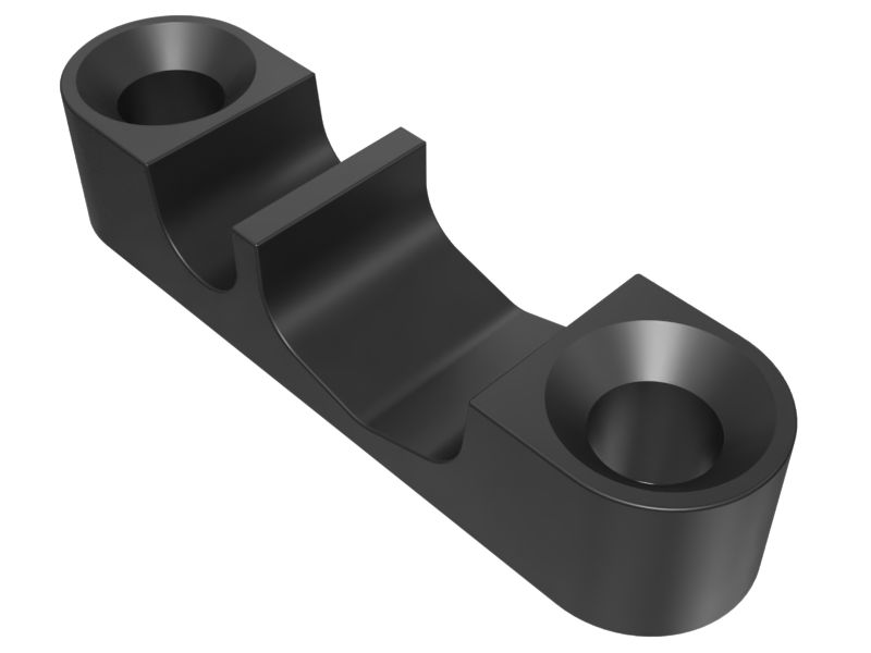 604-6948: Hydraulic Lines Rubber Clamp