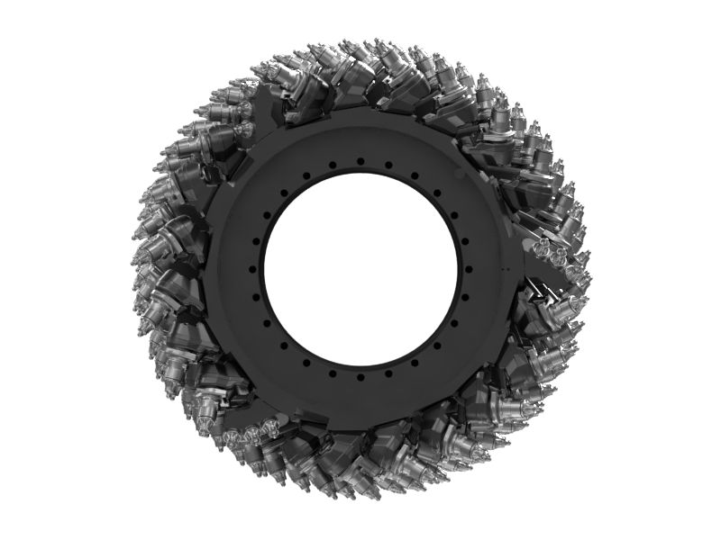 2.2m Length Milling Drum Rotor