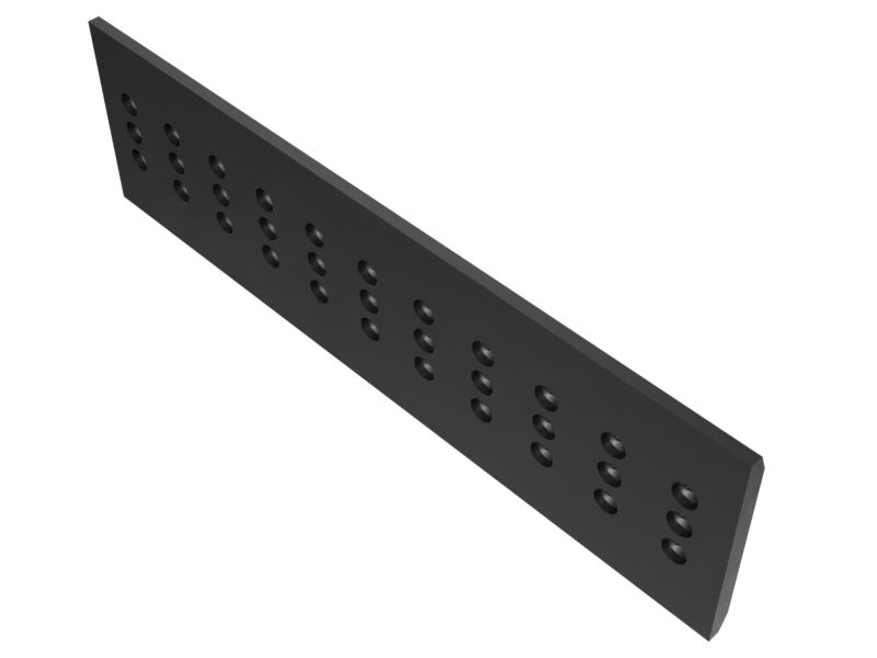 Режущая кромка скрепера с болтовым креплением