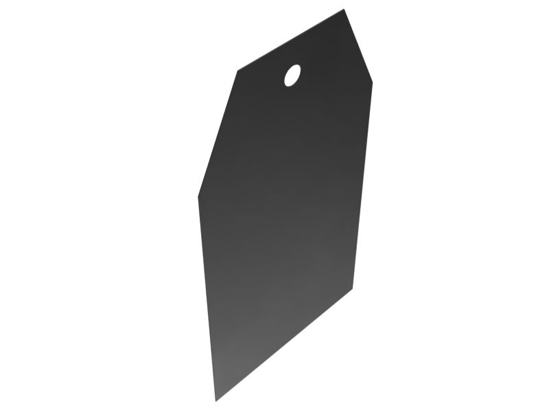 High Pressure Accumulator Warning Plate