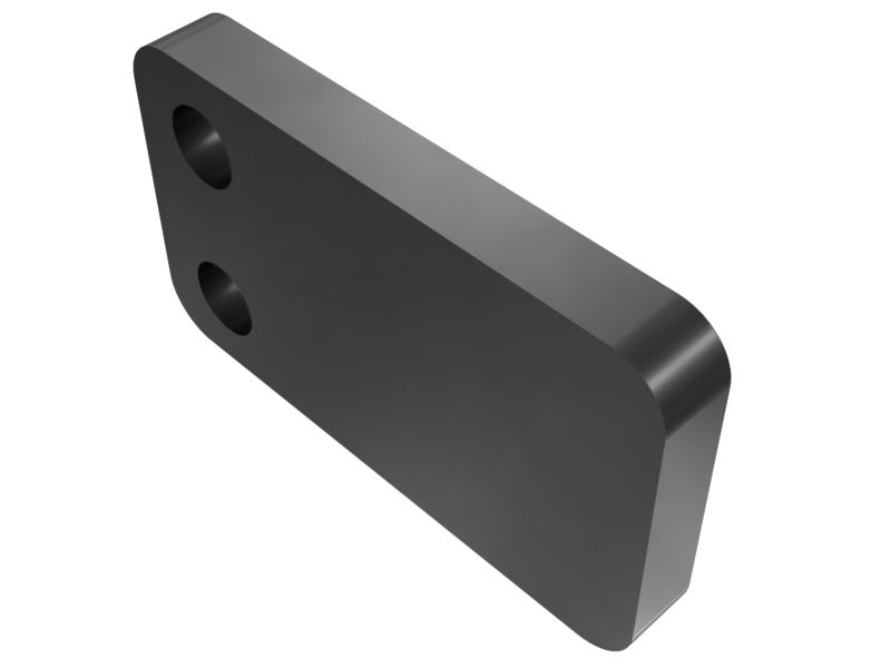 636-6820: Machine Frame Mounting Plate