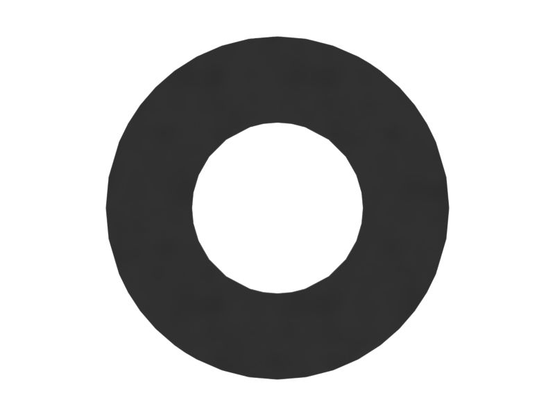 Резиновая прокладка, внутренний диаметр 10 мм