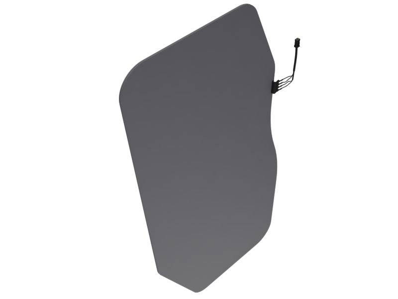 640-7711: 6.8mm Thickness Right Hand Door Heated Glass