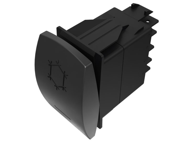 Двухполюсный кулисный переключатель кондиционера