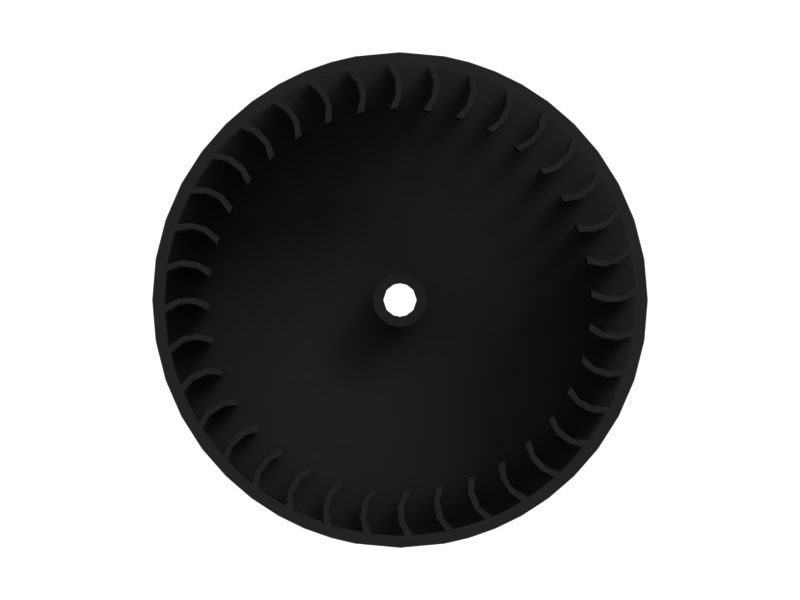 Колесо нагнетательного вентилятора, наружный диаметр 115,1 мм