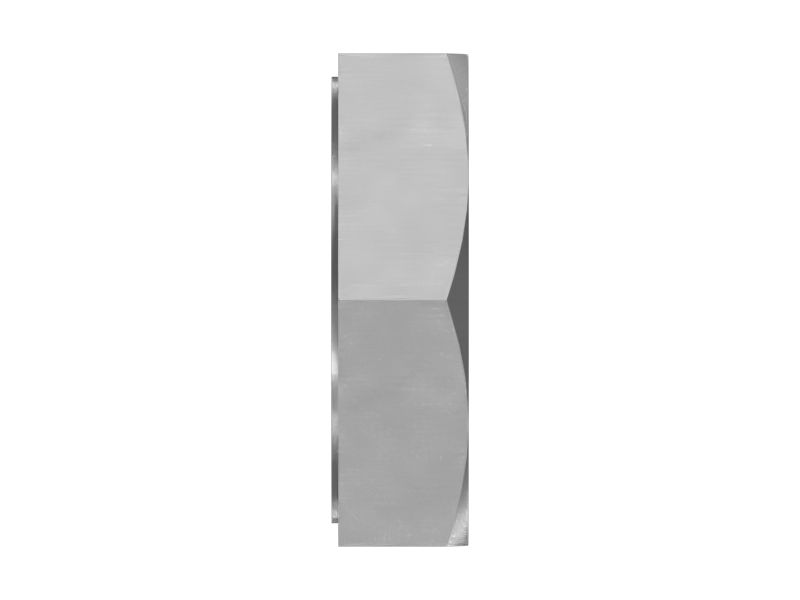 Шестигранная гайка с прорезями для резьбы 3/4''
