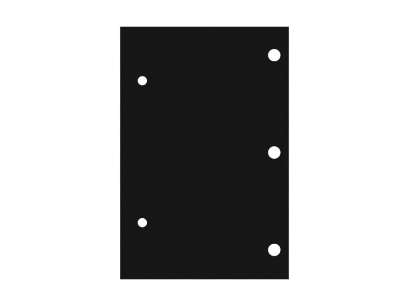 5mm Circuit Breaker Control Box Mount Plate