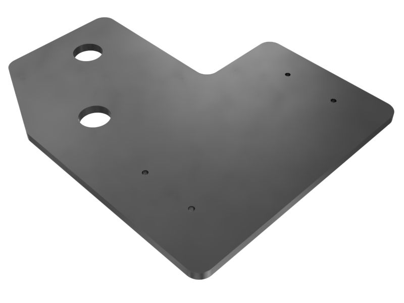 590-5540: 8mm Thickness Mounting Bracket