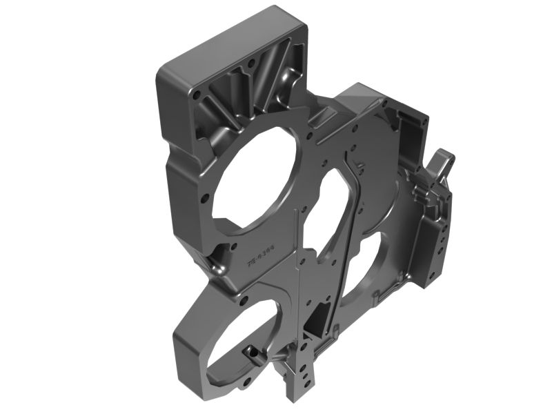 Кожух передней распределительной шестерни