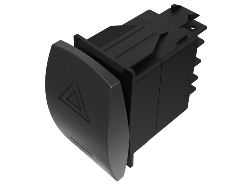 Аварийный двухполюсный кулисный переключатель