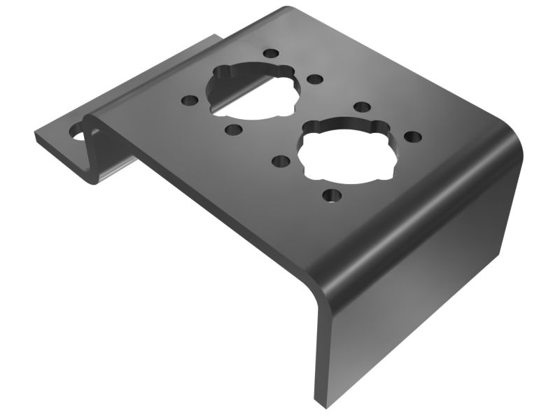 624-3819: Quick Coupler Lines Mounting Bracket