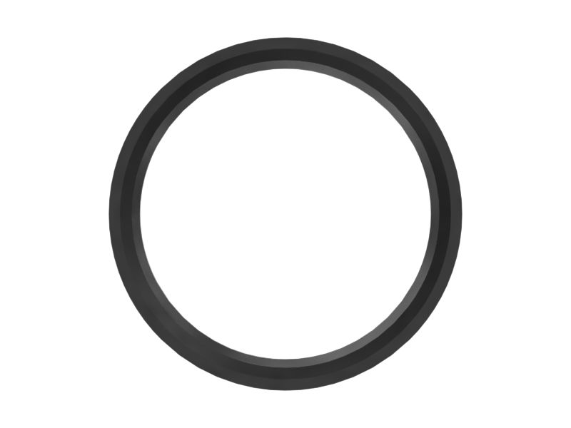 Вставка седла выпускного клапана, отлитая из стального сплава толщиной 31 мм