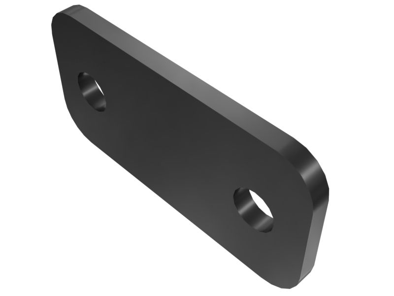 Ступенчатая опорная пластина толщиной 6 мм