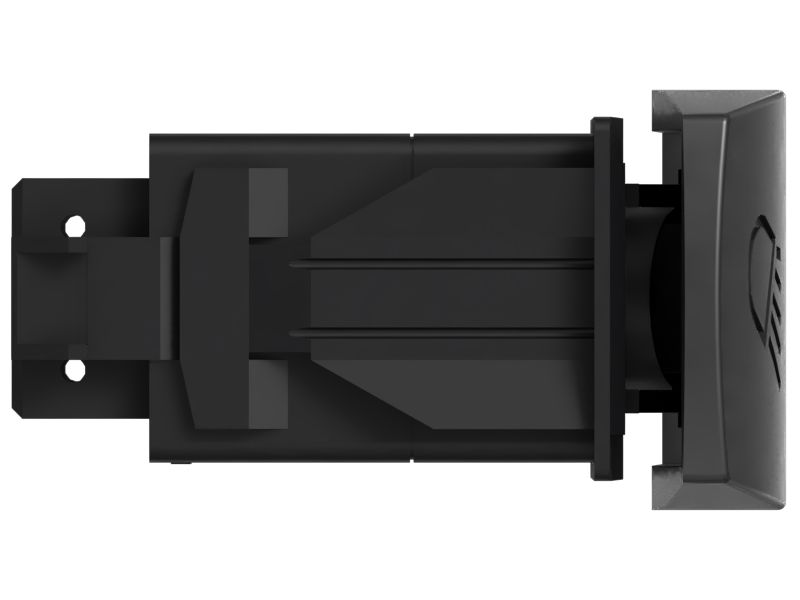 Двухполюсный кулисный переключатель освещения