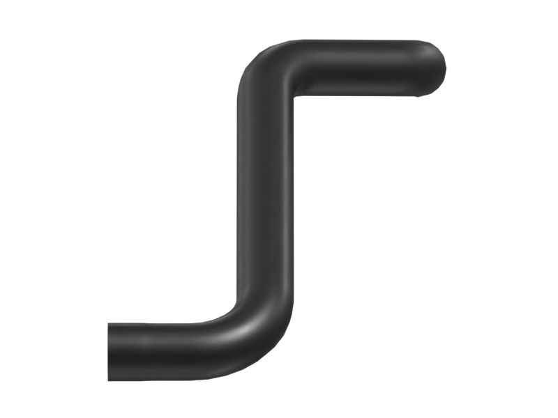 Армированный проволокой шланг для охлаждающей жидкости с несколькими изгибами, 49 мм