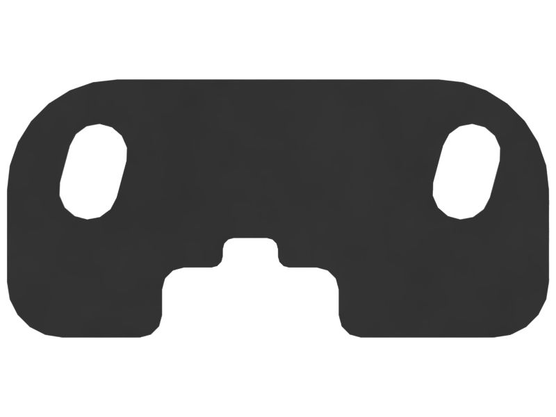 Плоский стальной фиксатор длиной 147 мм