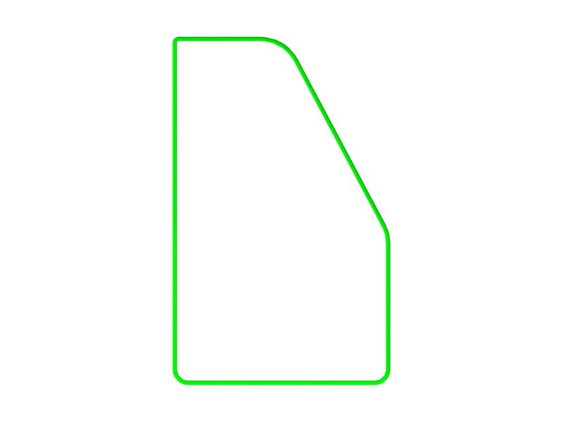 Объемное уплотнение общей высотой 19 мм