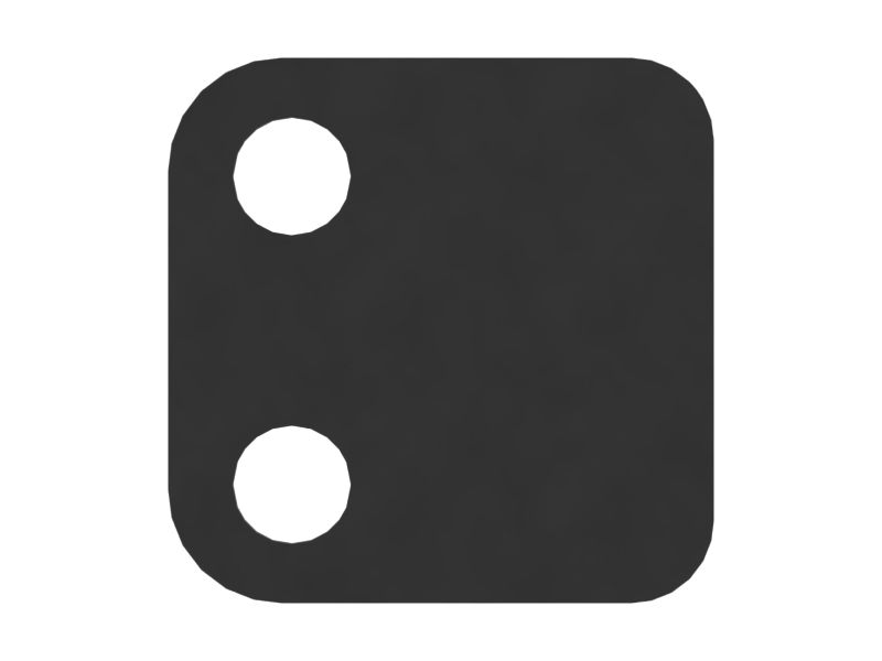 Опорная плита пальца толщиной 10 мм