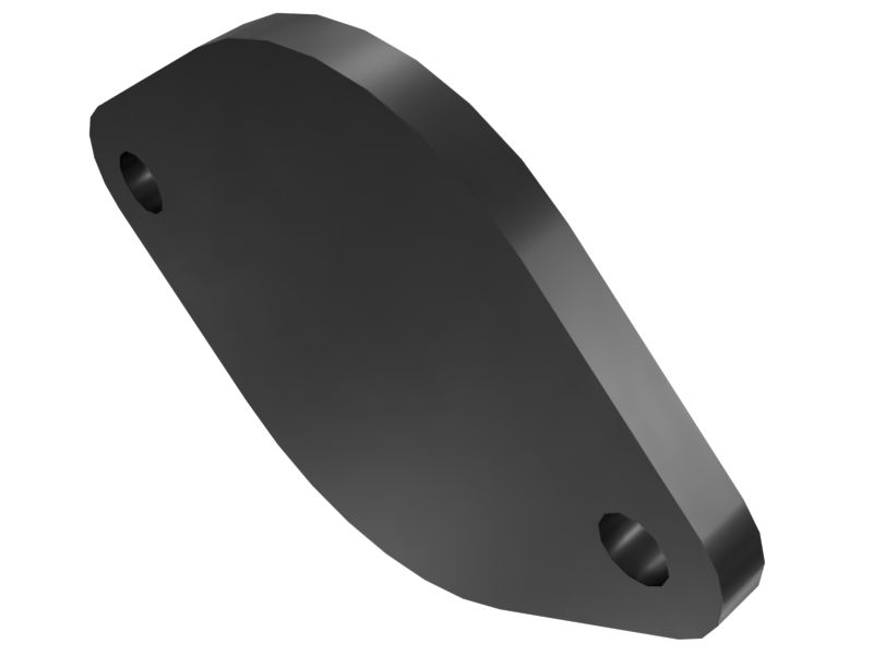 2P-4358: Толстая крышка фланца 8,74 мм