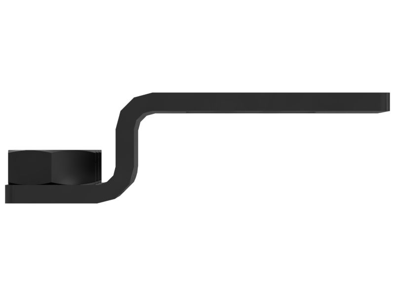 10mm Thick Screed Extension Support Plate