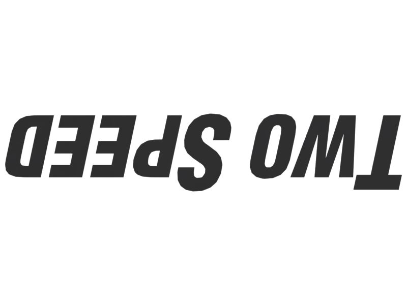 Наклейка для идентификации двух скоростей