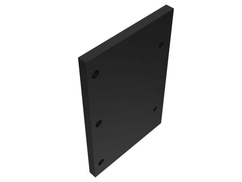 627-1688: 5mm Circuit Breaker Control Box Mount Plate