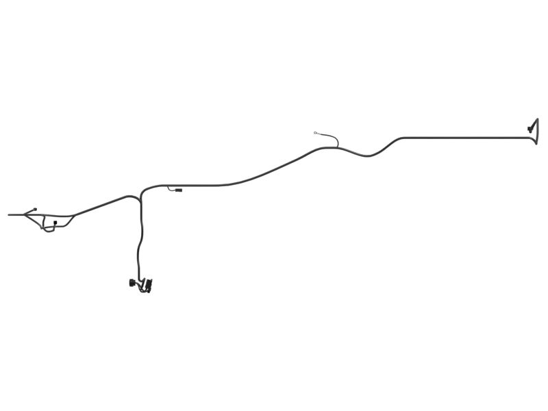 Parking Brake Override Rear Wiring Harness