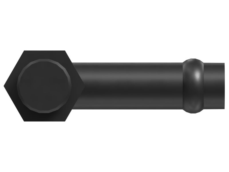 Переходной коленчатый патрубок