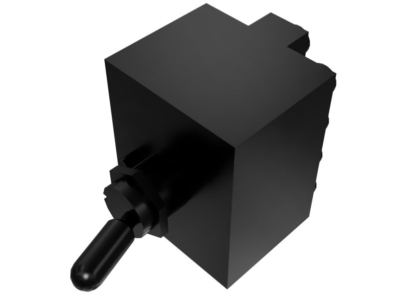 114-0421: 4-полюсный, двухпозиционный тумблер на 28 Вольт