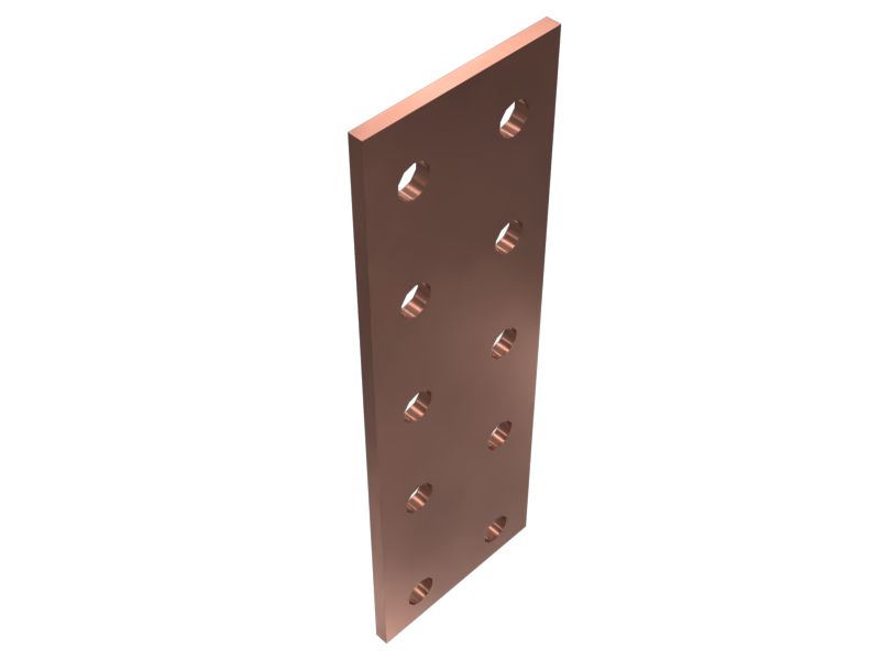 444-8309: 6mm Thickness Bus Bar Plate