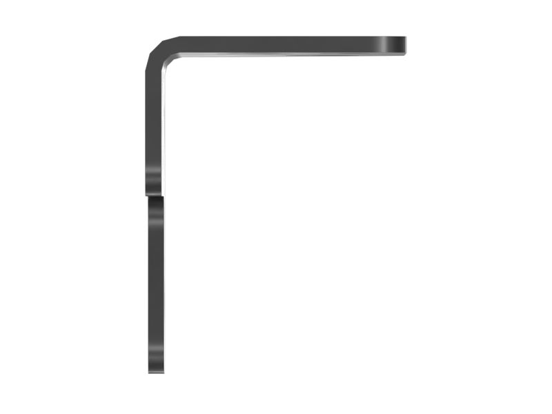 Кронштейн для прокладки гидролиний 4,5 мм с углом 90°