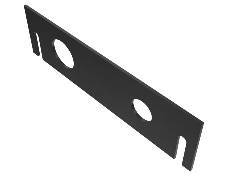 126-6008: Опорная пластина трубопроводов системы кондиционирования воздуха, толщина 3 мм