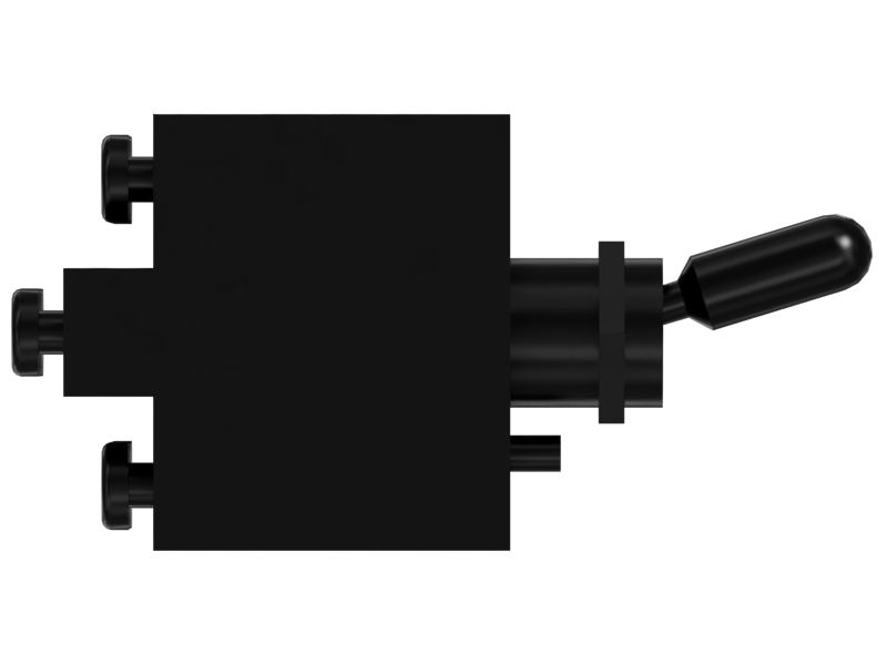 4-полюсный, двухпозиционный тумблер на 28 Вольт