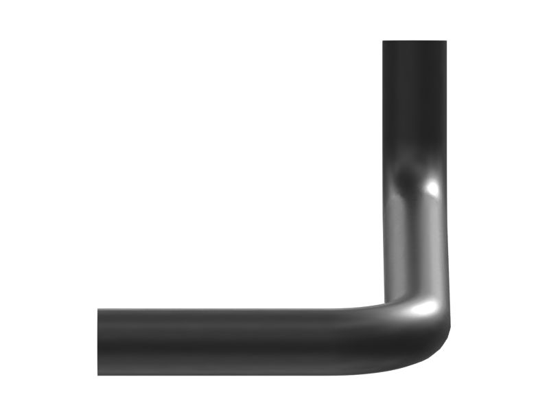 Шланг радиатора с одинарным изгибом, ВД 62,50 мм