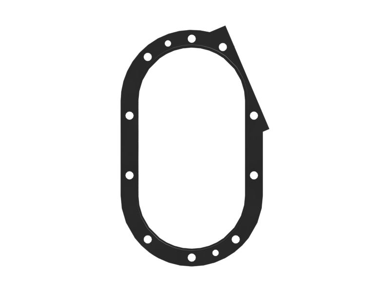 Прокладка крышки поршневого насоса толщиной 0,45 мм