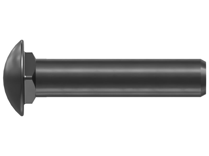 Каретный болт M12-1,75 x 60 мм