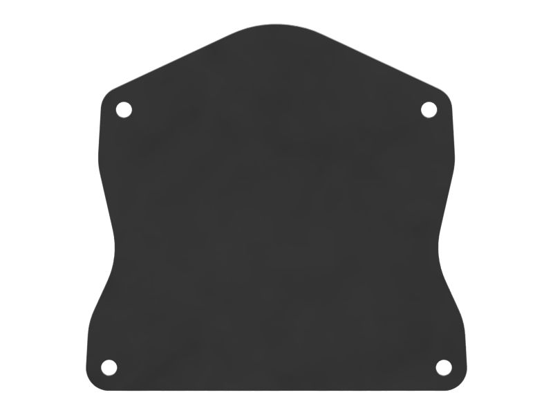 2.5mm Thick Hood Hinged Grill Mounting Plate