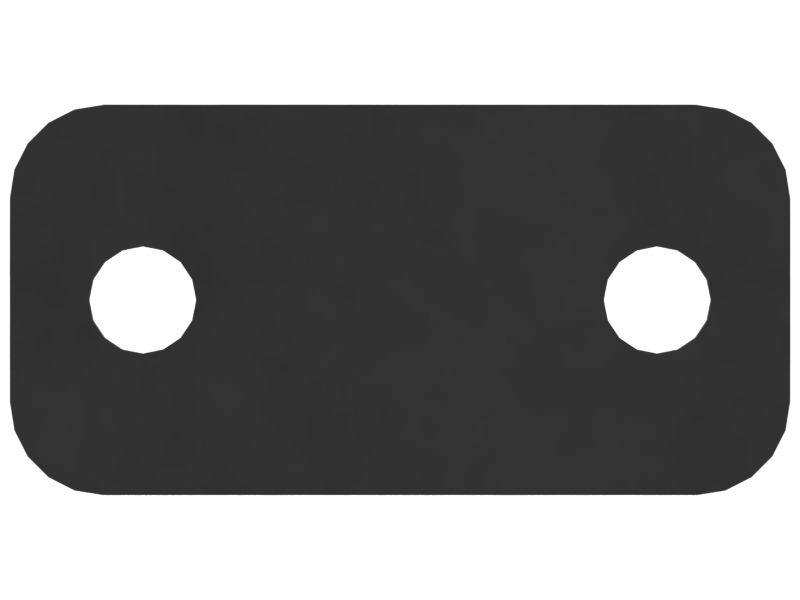 Ступенчатая опорная пластина толщиной 6 мм