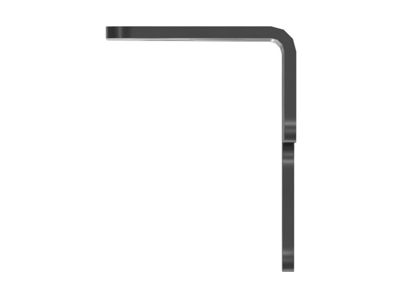 Кронштейн для прокладки гидролиний 4,5 мм с углом 90°