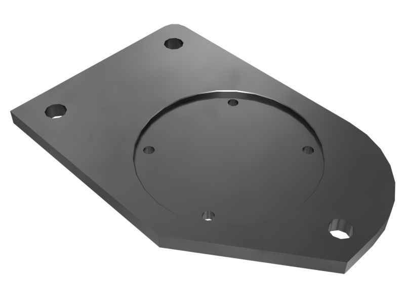 608-3324: 10mm Thickness Sensor Mounting Plate