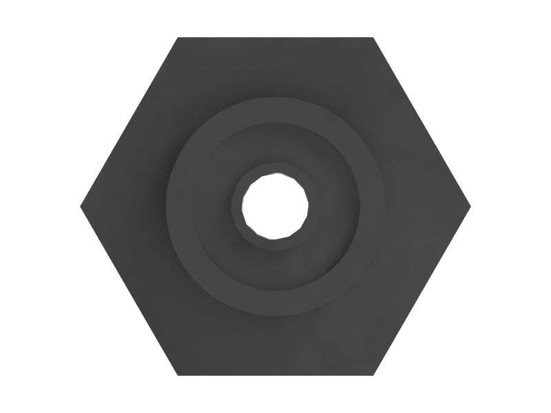 Прямой соединительный переходник, длина 33,50 мм