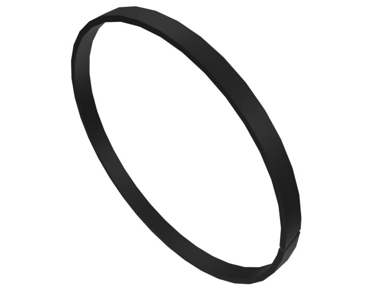 Пластмассовое кольцо с внутренним диаметром 115,04 мм