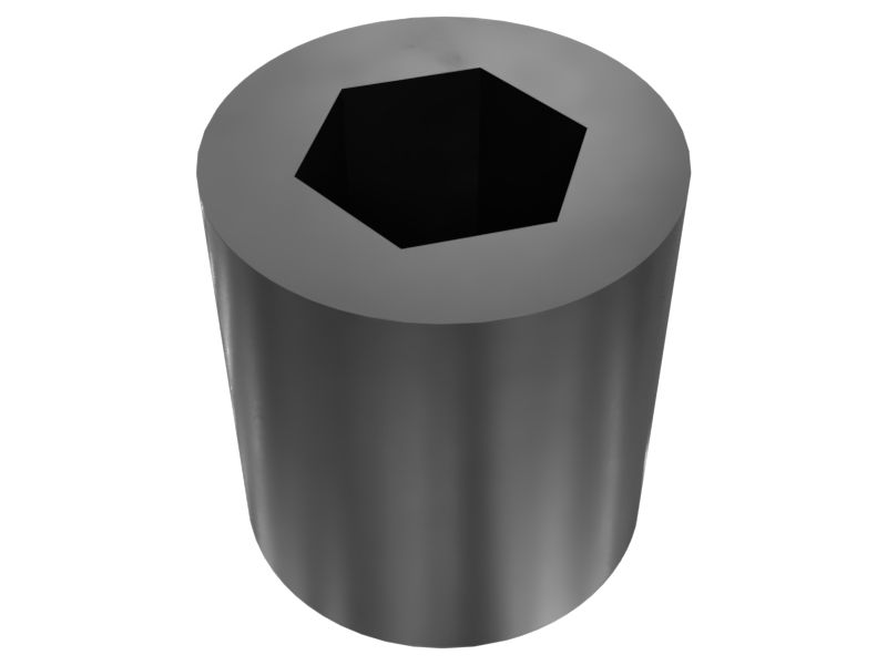 Заглушка с шестигранной резьбой NPTF 1/16-27