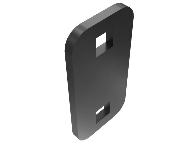 Ступенчатая опорная пластина толщиной 6 мм