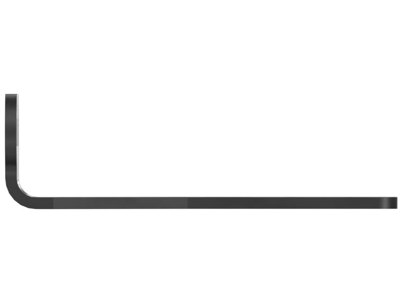 Монтажная пластина с четырьмя болтами толщиной 6 мм