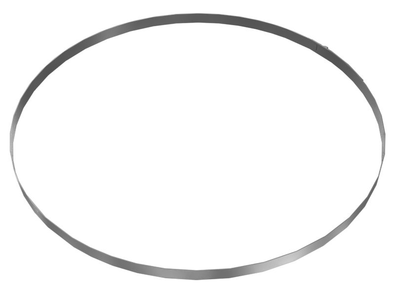 Стандартный шланговый хомут, внутренний диаметр 432,00 мм