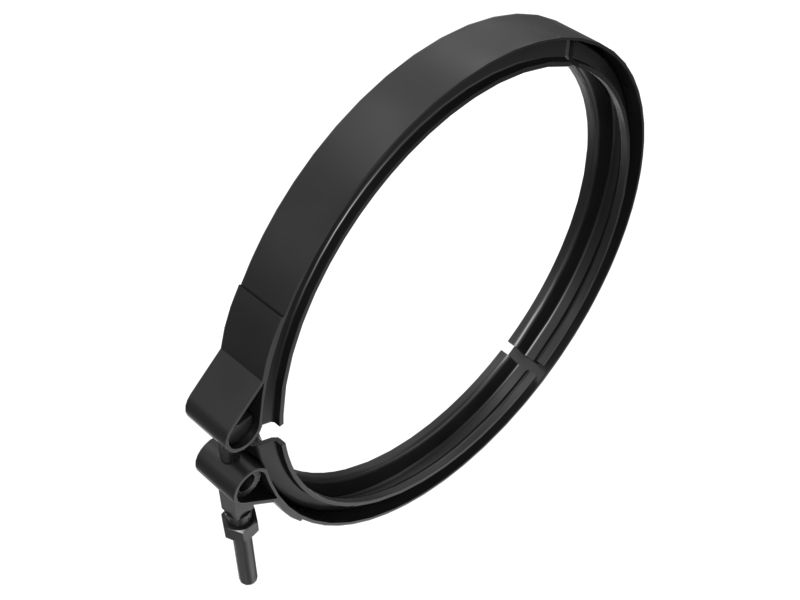 V-образный зажим для ленты с минимальным внутренним диаметром 186,70 мм